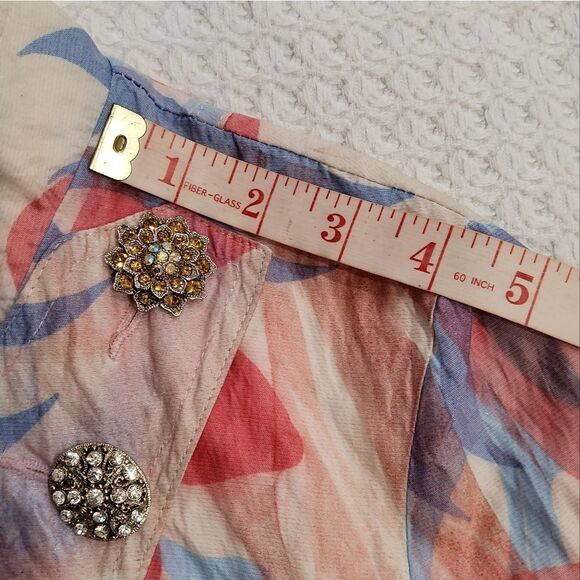 Custo Barcelona Vintage Open Front Jacket Size 38/S - Picture 9 of 10